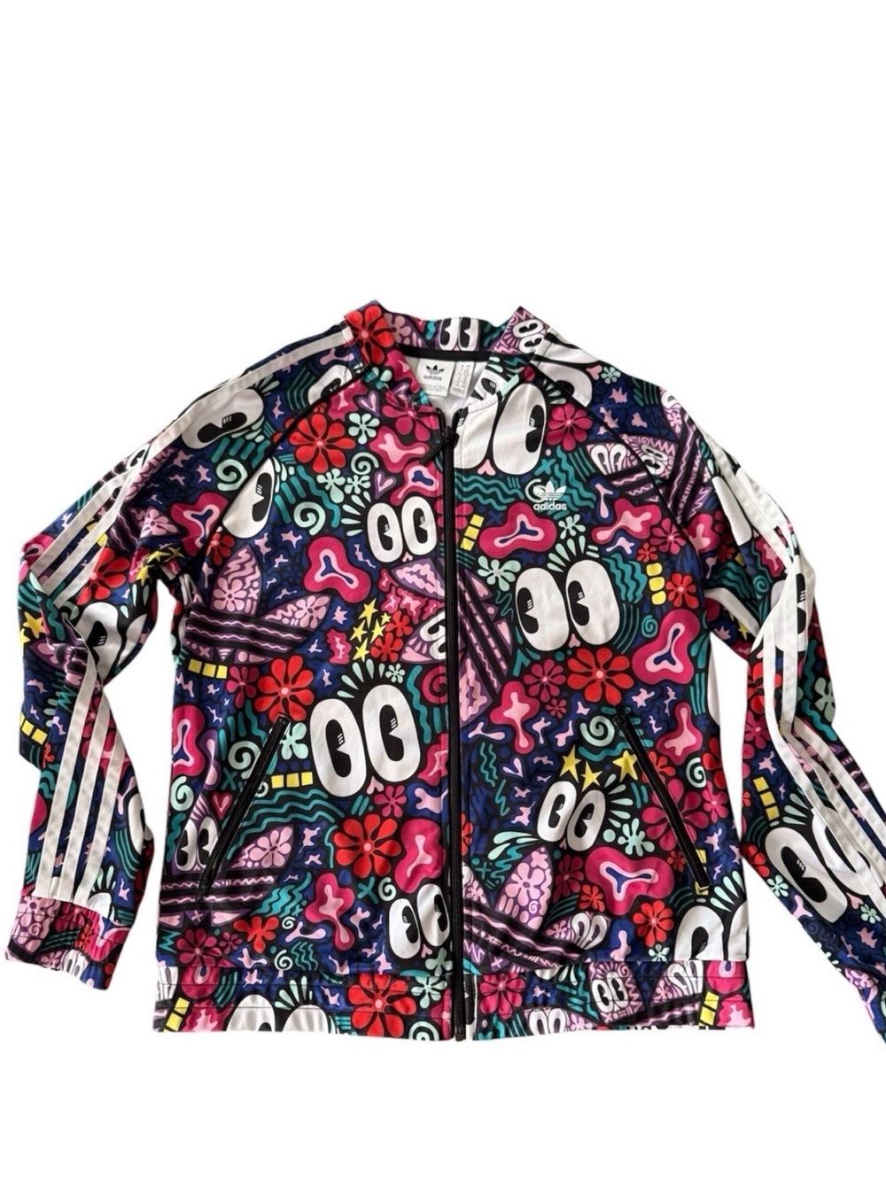 adidas x Hattie Stewart Tracksuit Streetwear Psychedelic Eyes Set Size M - Picture 9 of 9
